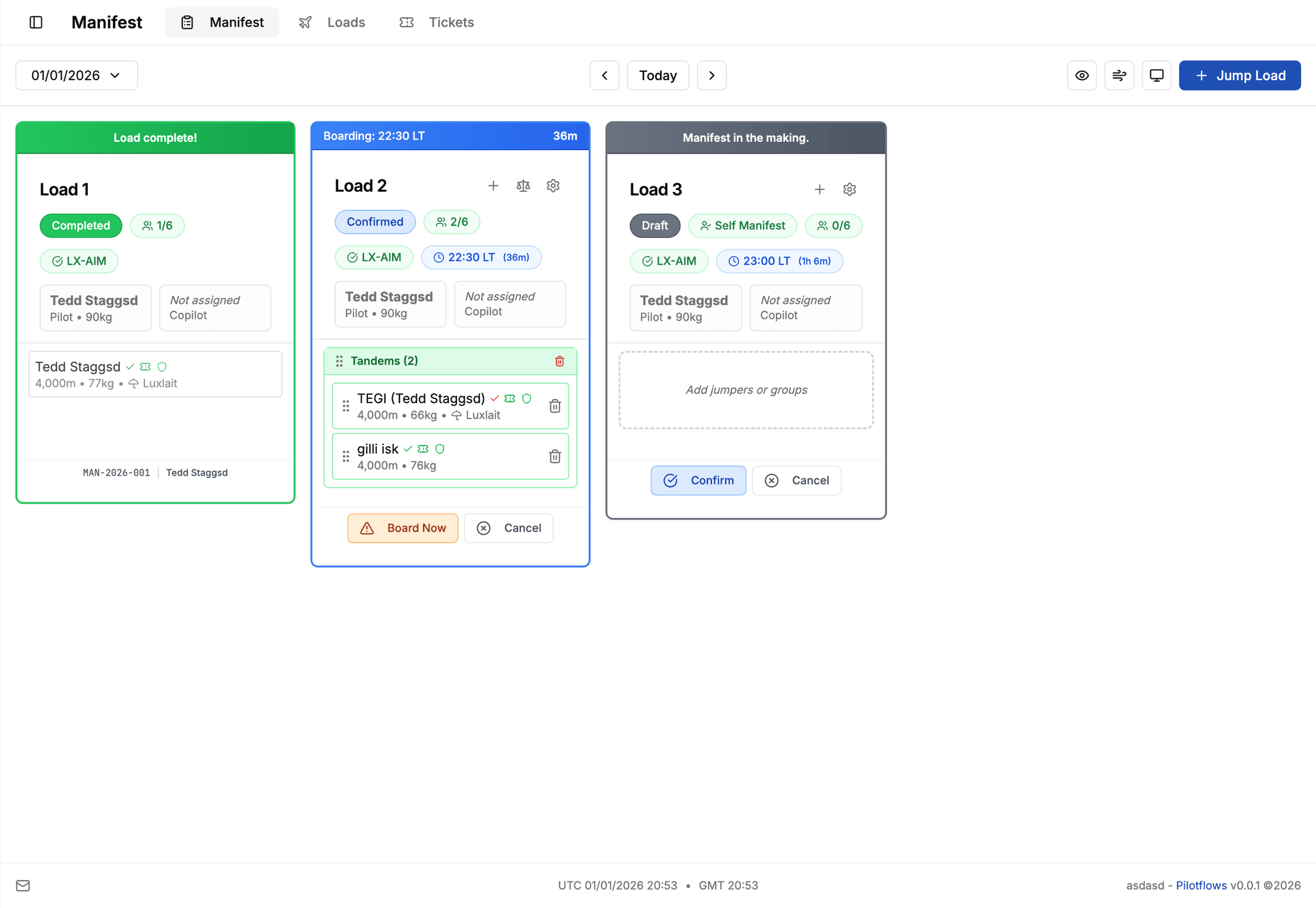 Dashboard Main Content