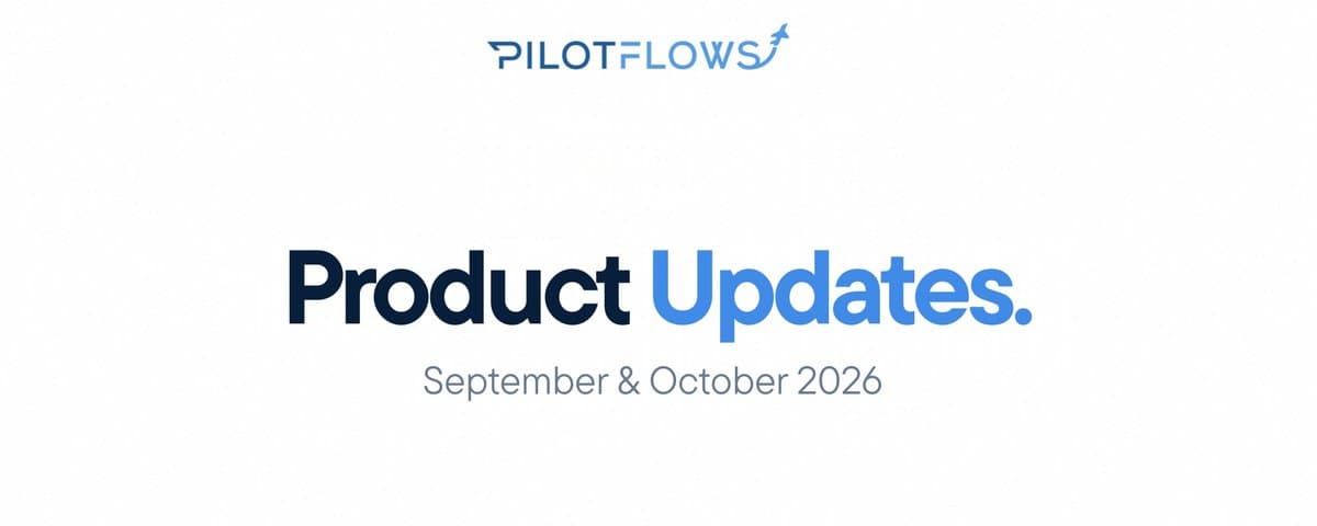 Product Updates - September & October 2026